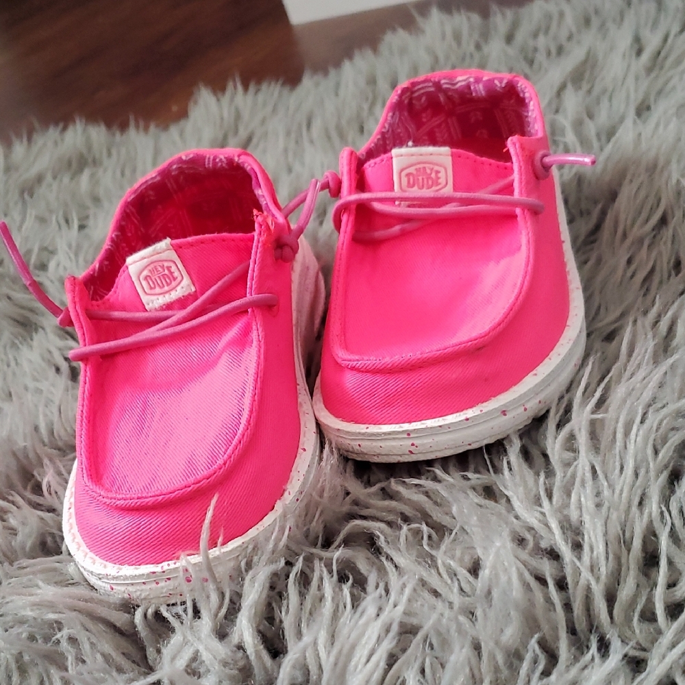 Hey Dude Kids Pink Shoes